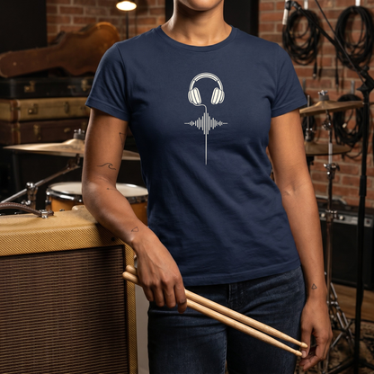 Soundwave Cable Headphones T-Shirt
