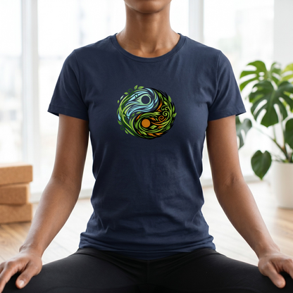 Wind & Leaves Yin Yang T-Shirt