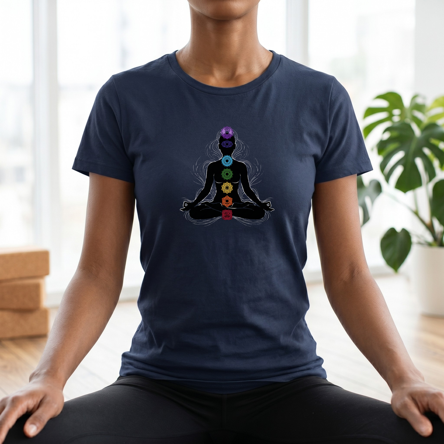 Chakras Lotus Pose T-Shirt