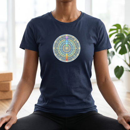 Glowing Chakra Mandala T-Shirt