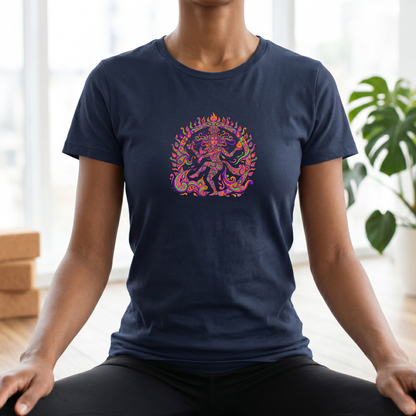 Psychedelic Fire Goddess T-Shirt