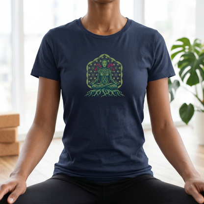 Earth Rooted Lotus Pose T-Shirt