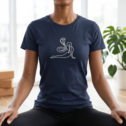 Line Art Cobra Pose T-Shirt