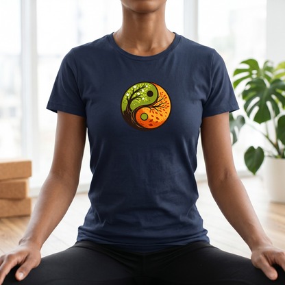 Season Trees Yin Yang T-Shirt