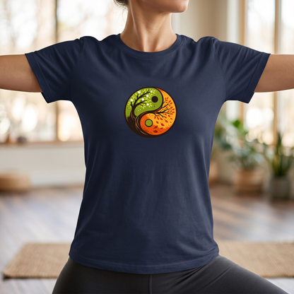 Season Trees Yin Yang T-Shirt