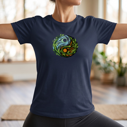 Wind & Leaves Yin Yang T-Shirt