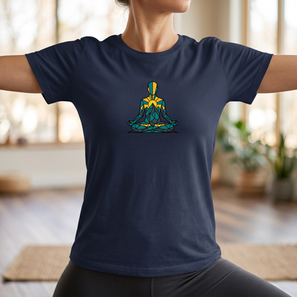 Polygon Lotus Pose T-Shirt