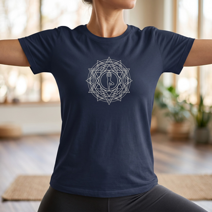 Line Art Person Mandala T-Shirt