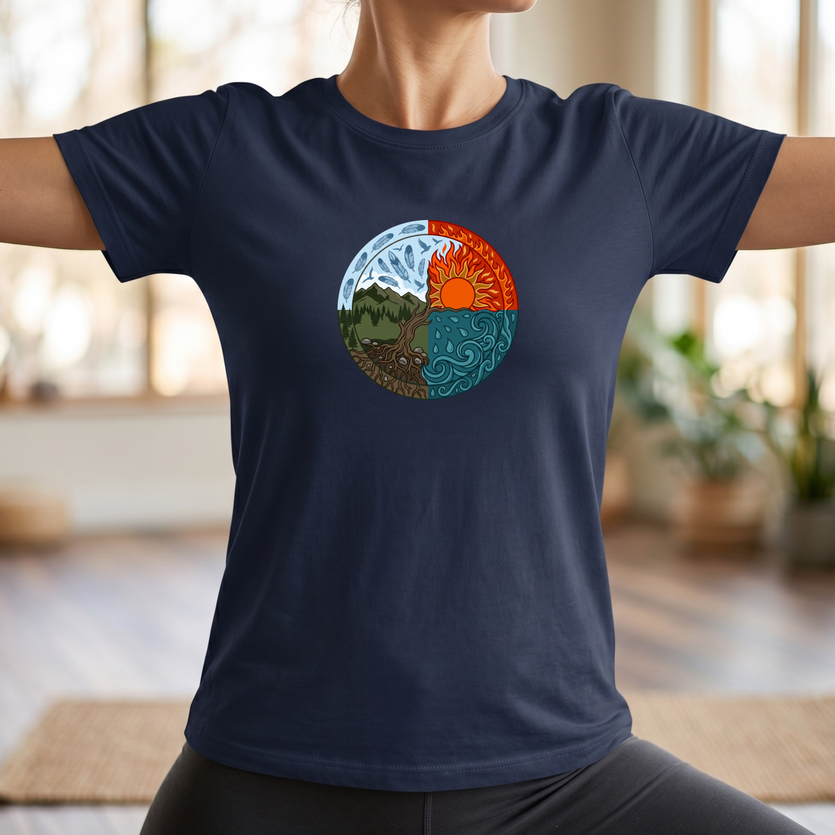 Four Elements Nature Quadrant T-Shirt