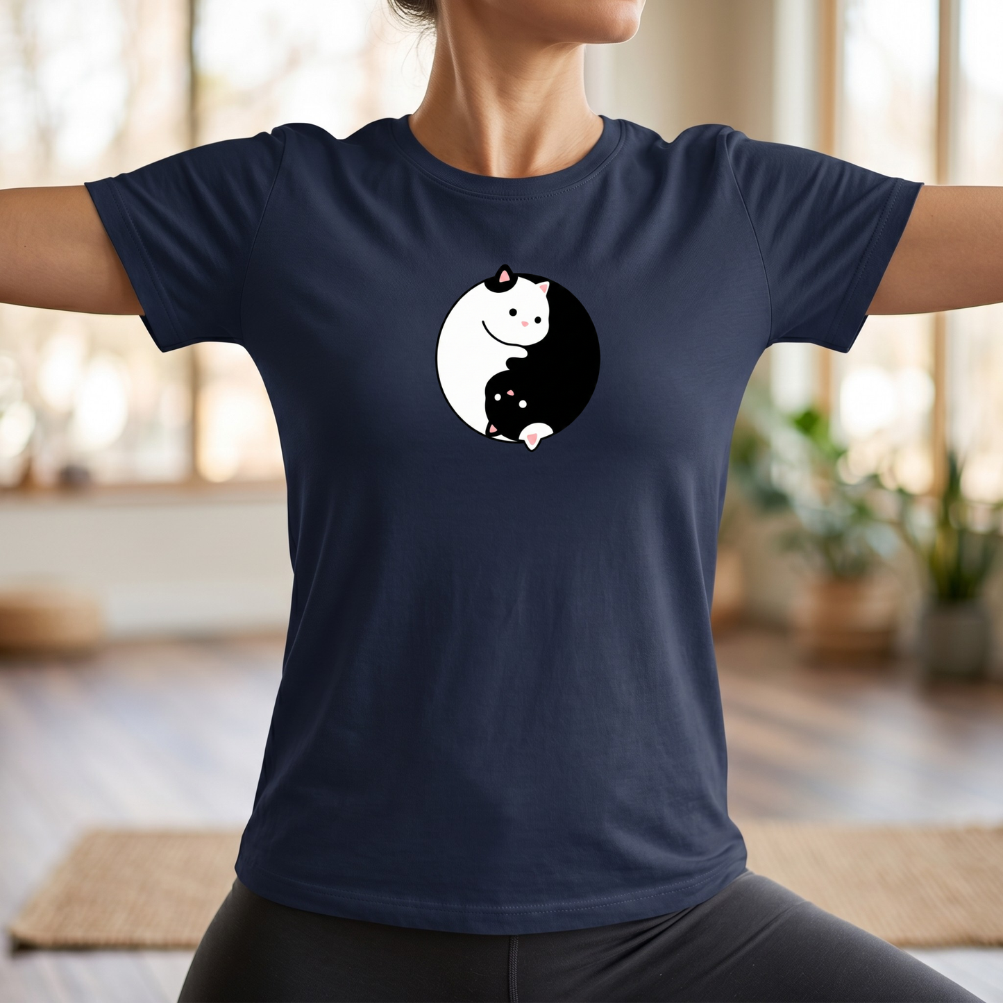 Cats Yin Yang T-Shirt