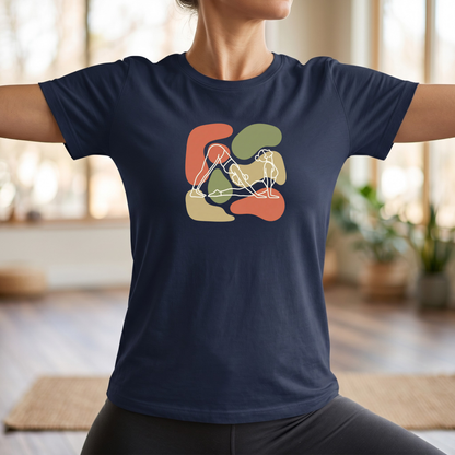 Line Art Yoga Poses T-Shirt