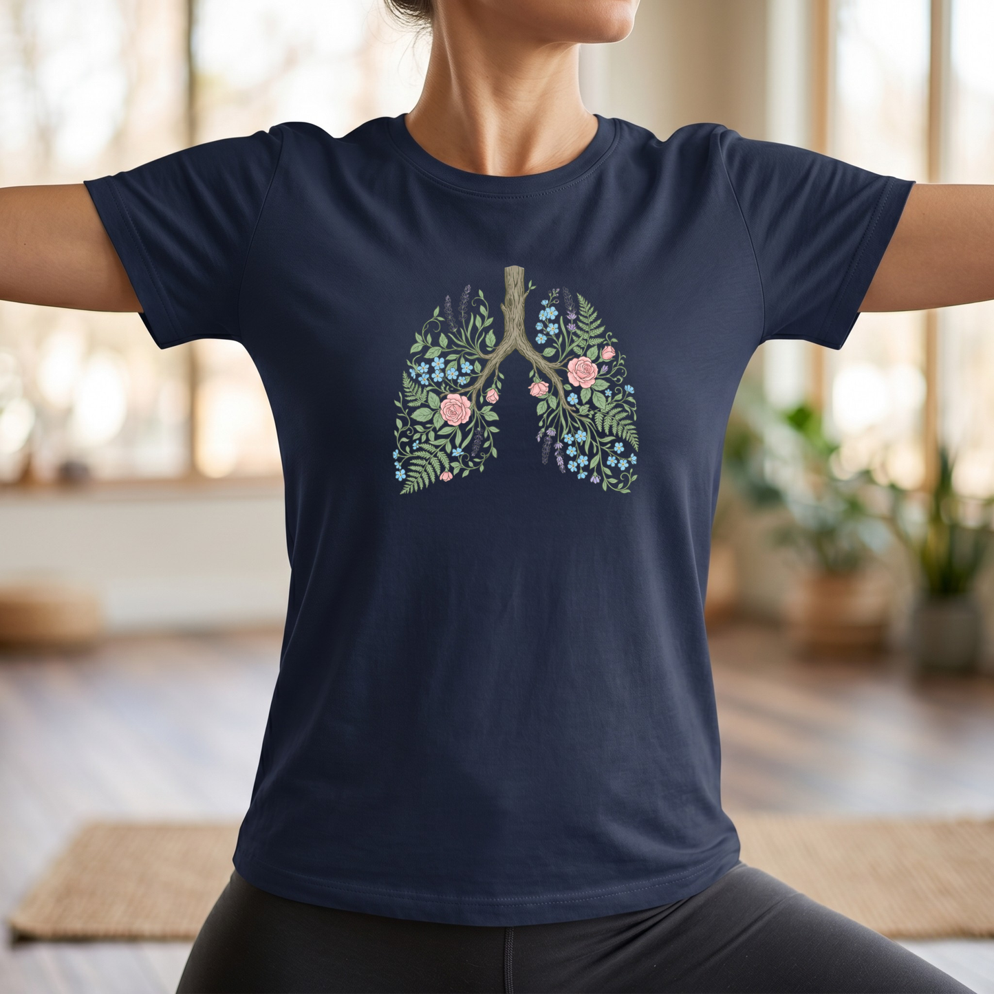Floral Lungs T-Shirt