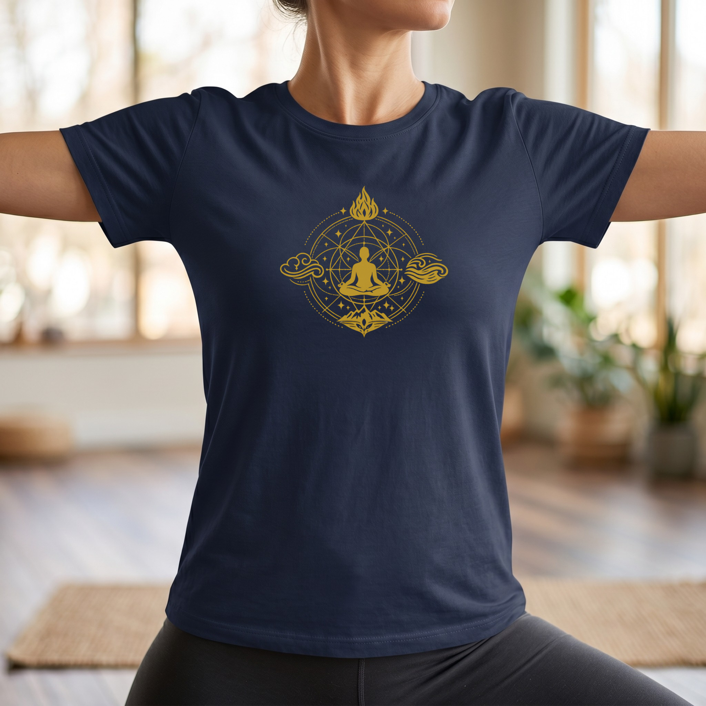 Four Elements Lotus Pose T-Shirt