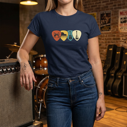 Retro Guitar Picks T-Shirt