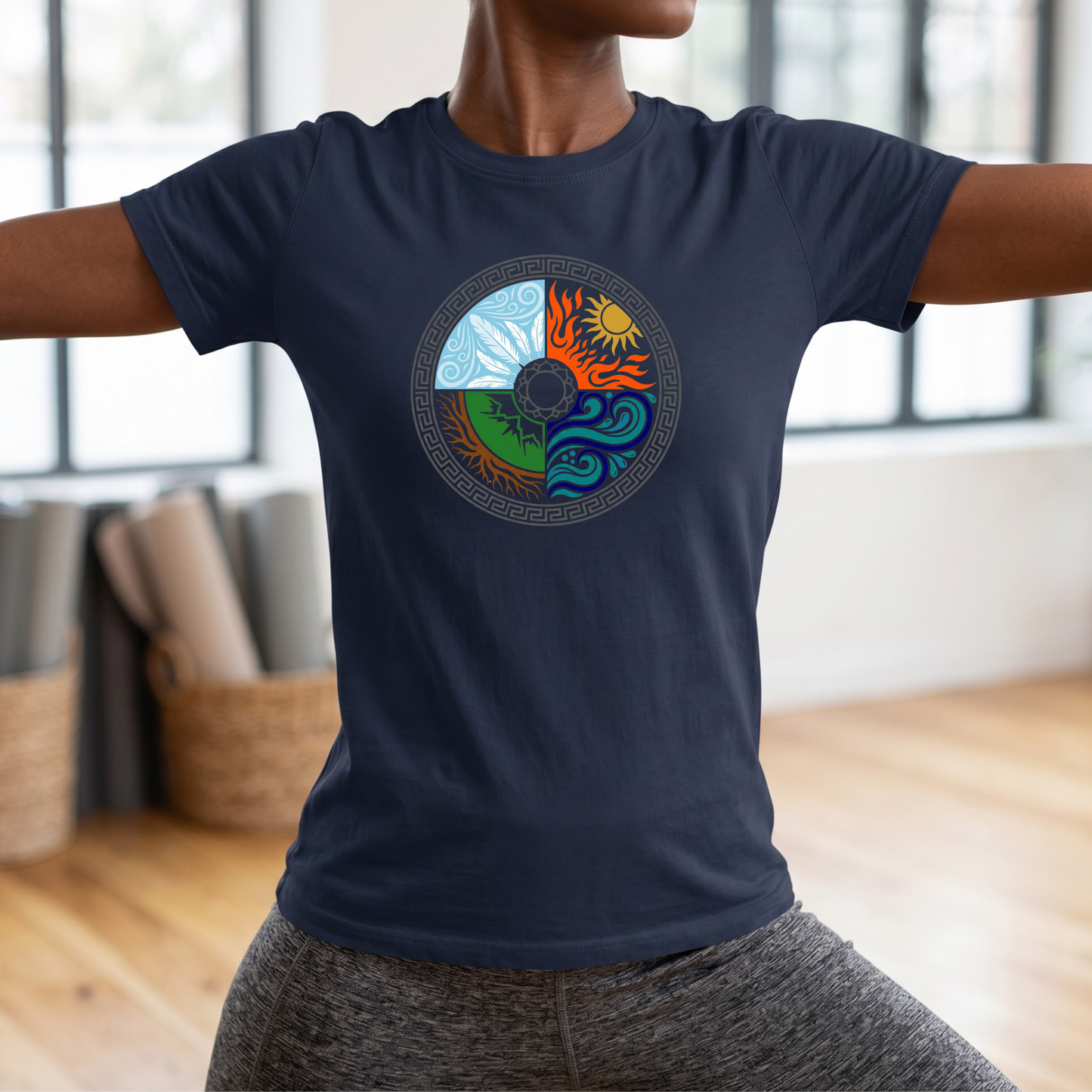 Four Elements Mandala T-Shirt