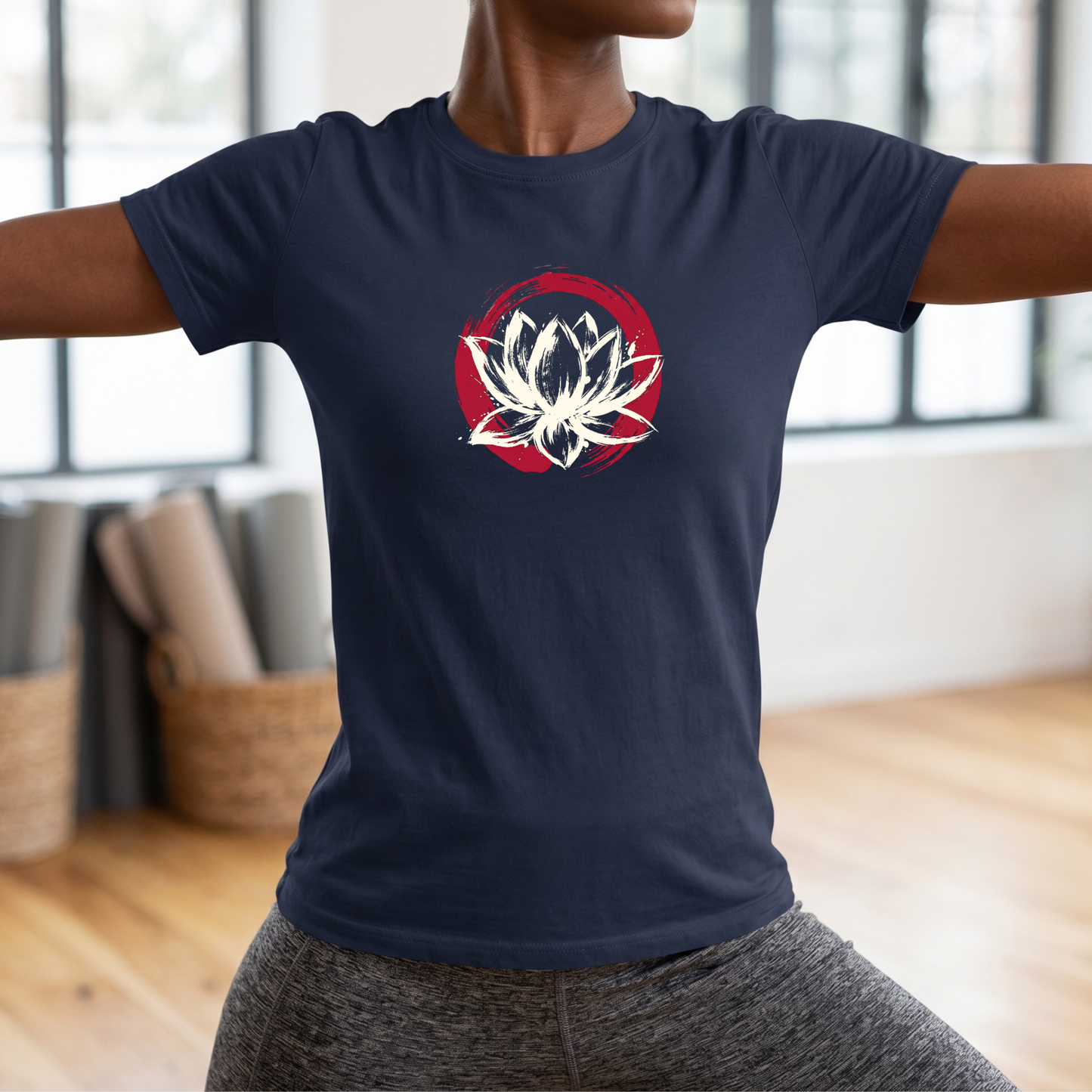 Paint Lotus Flower T-Shirt