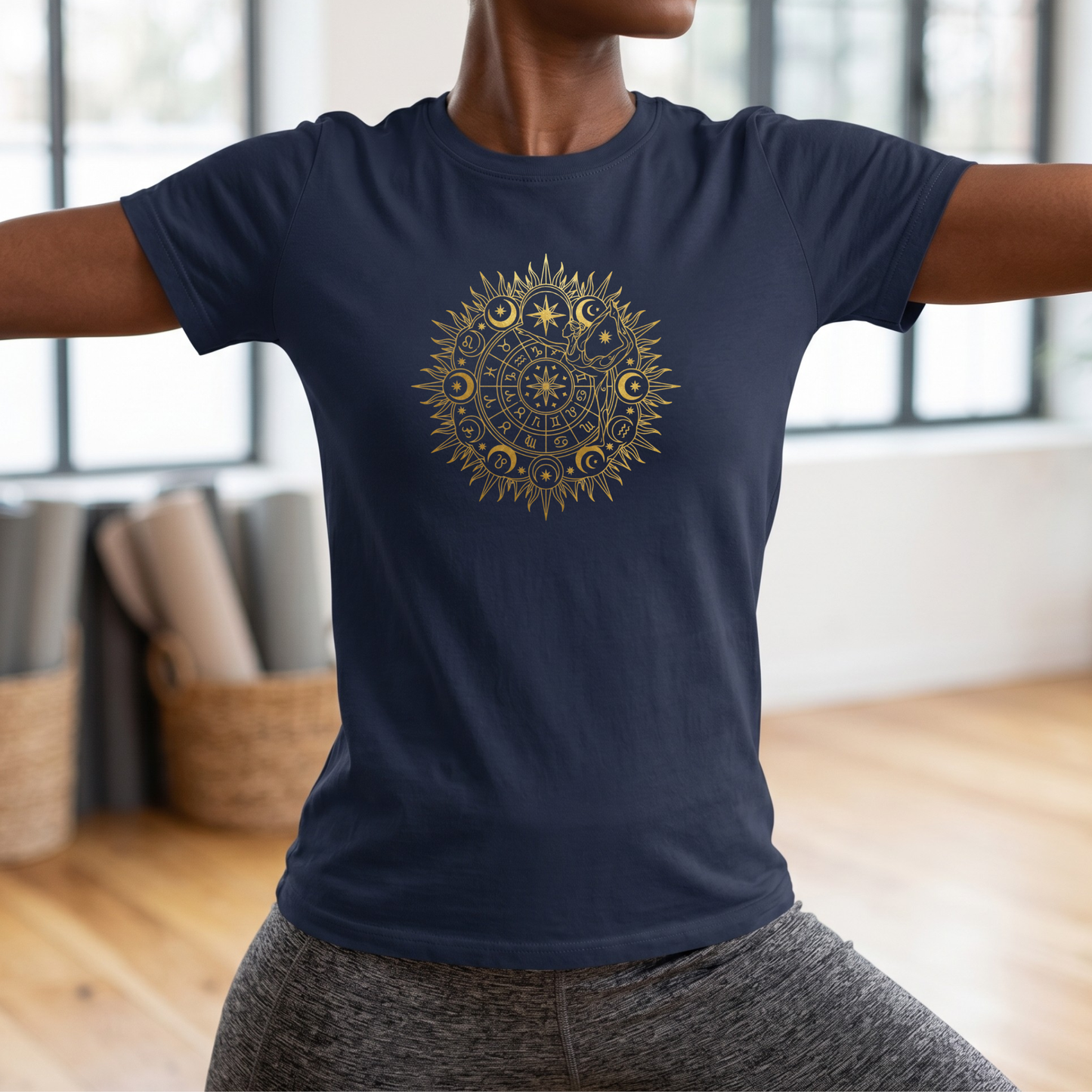 Signs Yoga Pose Mandala T-Shirt