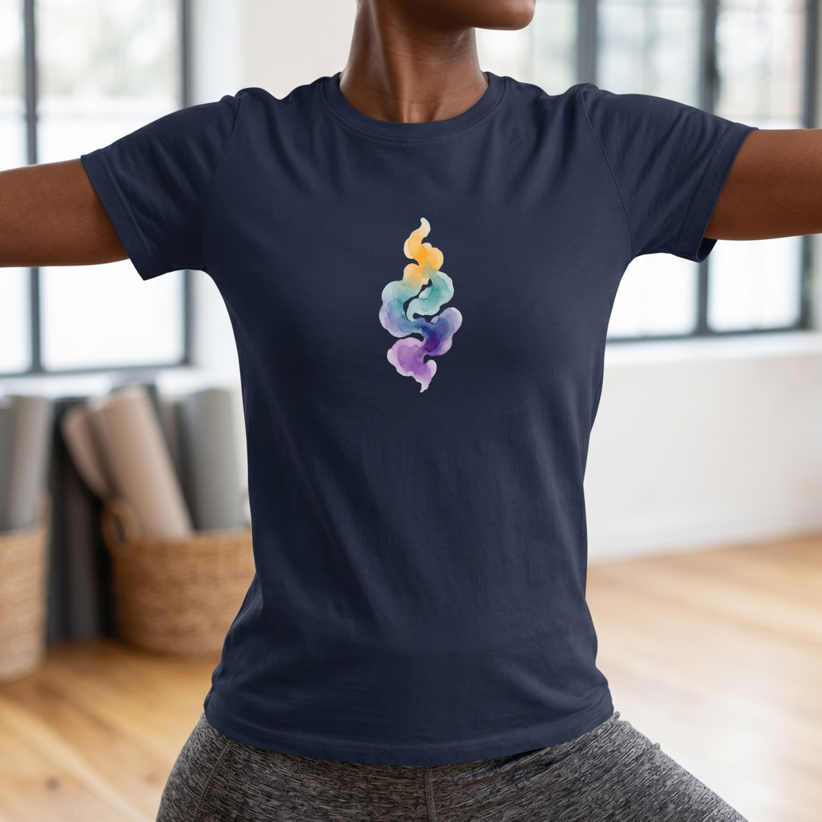 Watercolor Calm Aura Energy T-Shirt