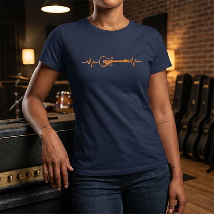 Heartbeat Guitar T-Shirt