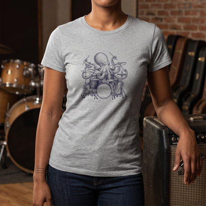 Drums Octopus T-Shirt
