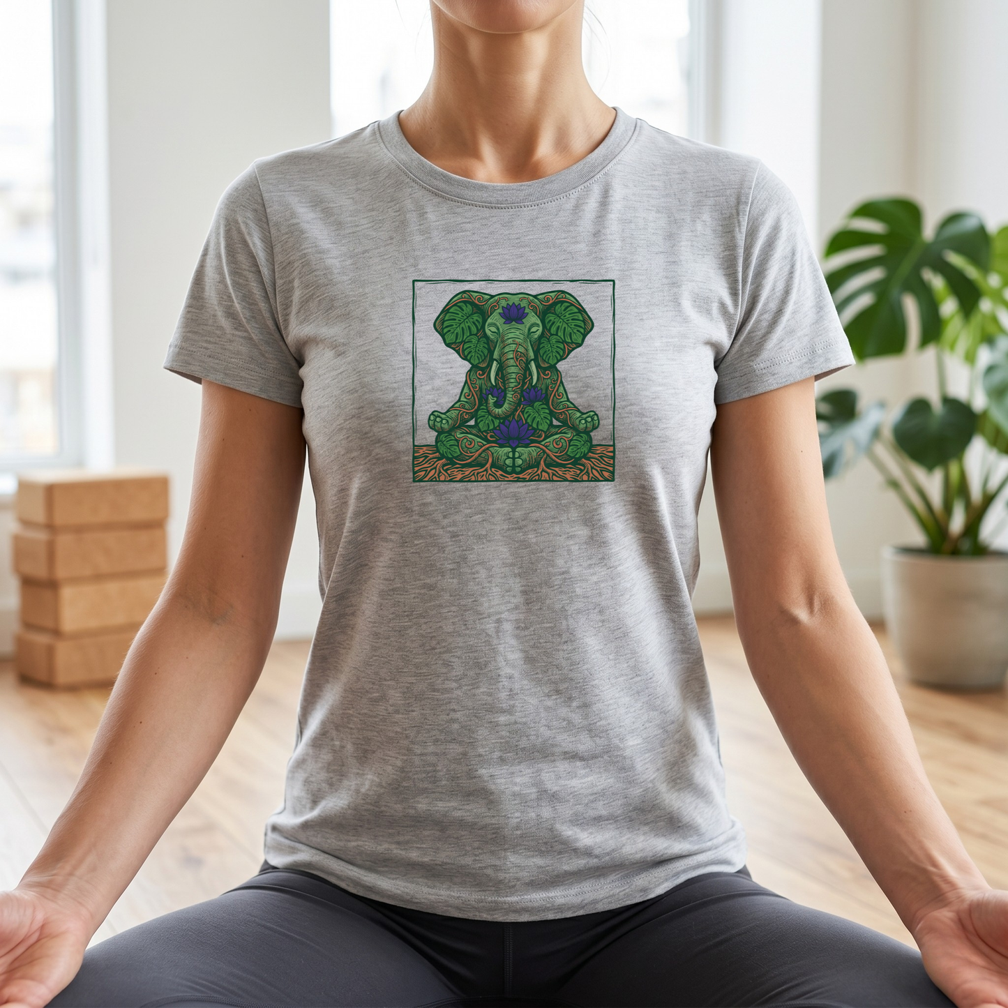 Lotus Earth Elephant T-Shirt