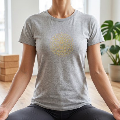 Line Art Simple Mandala T-Shirt