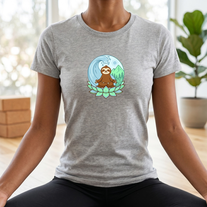 Zen Sloth Yin Yang T-Shirt
