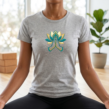Lotus Flower and Hands T-Shirt