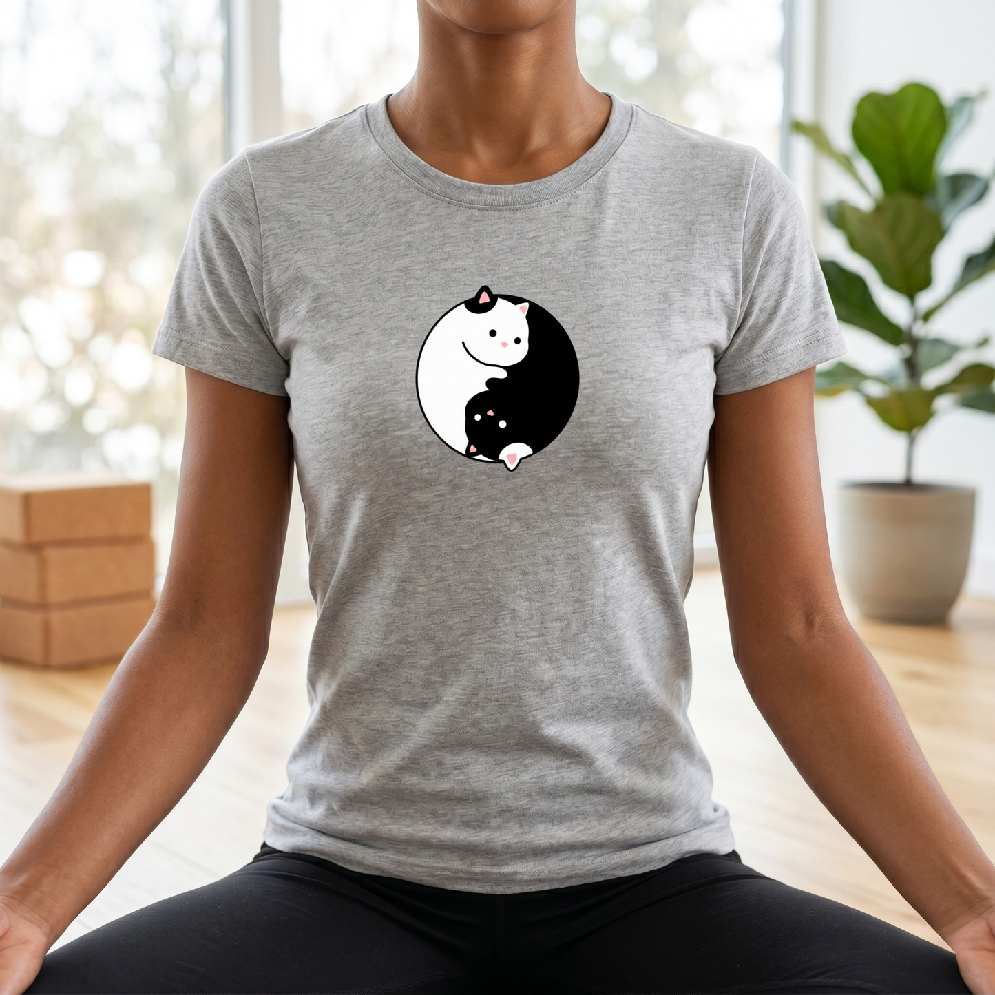 Cats Yin Yang T-Shirt