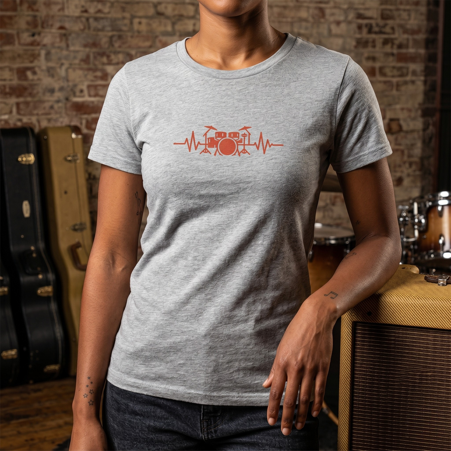 Heartbeat Drums T-Shirt