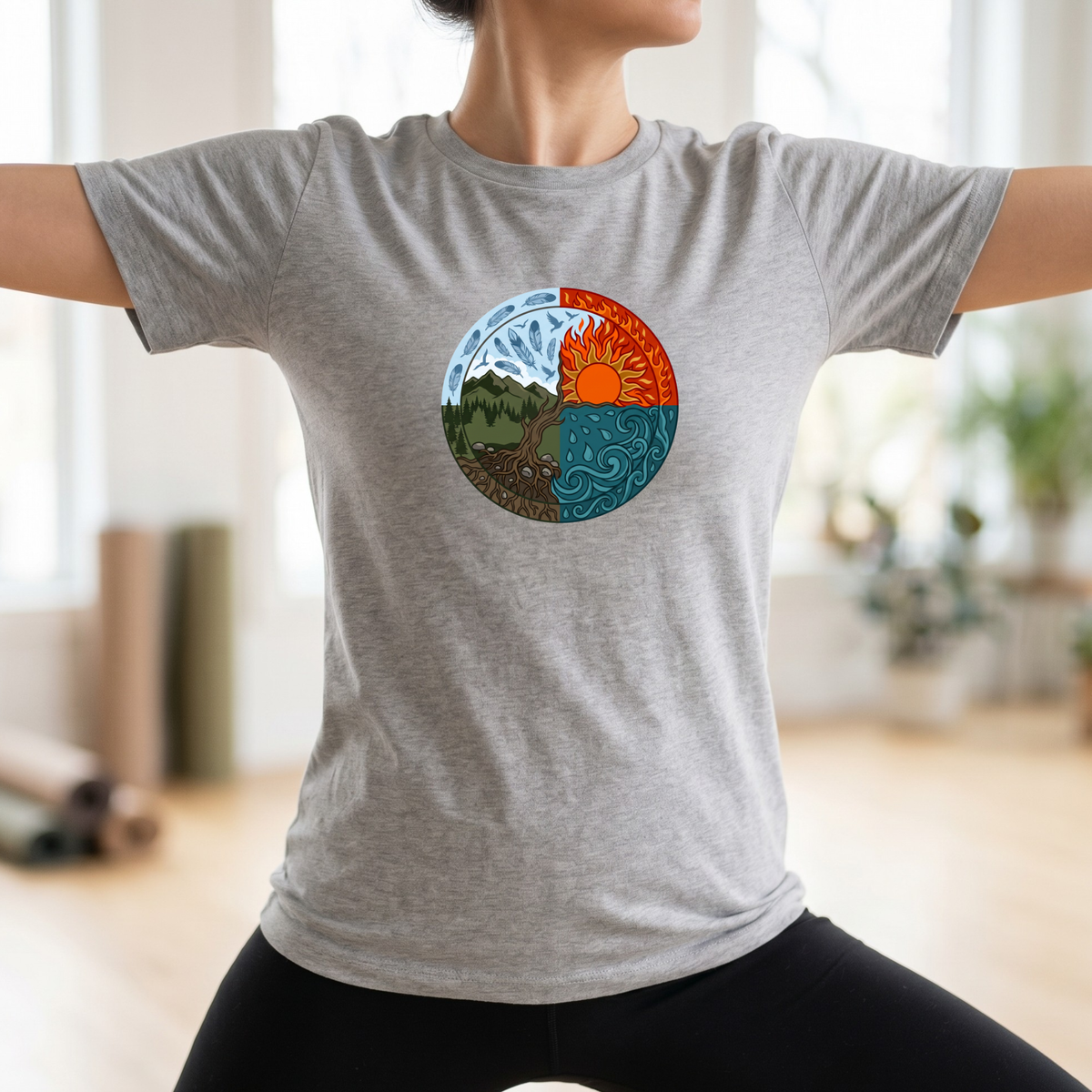 Four Elements Nature Quadrant T-Shirt