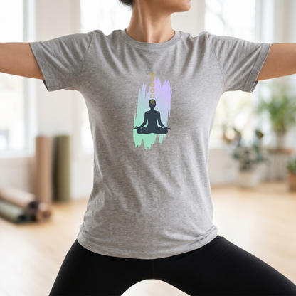 Paint Lotus Pose Chakras T-Shirt