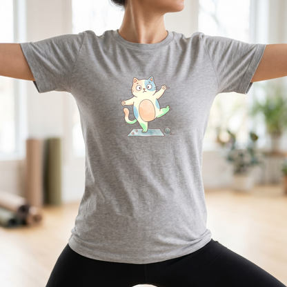Watercolor Balancing Kitten T-Shirt