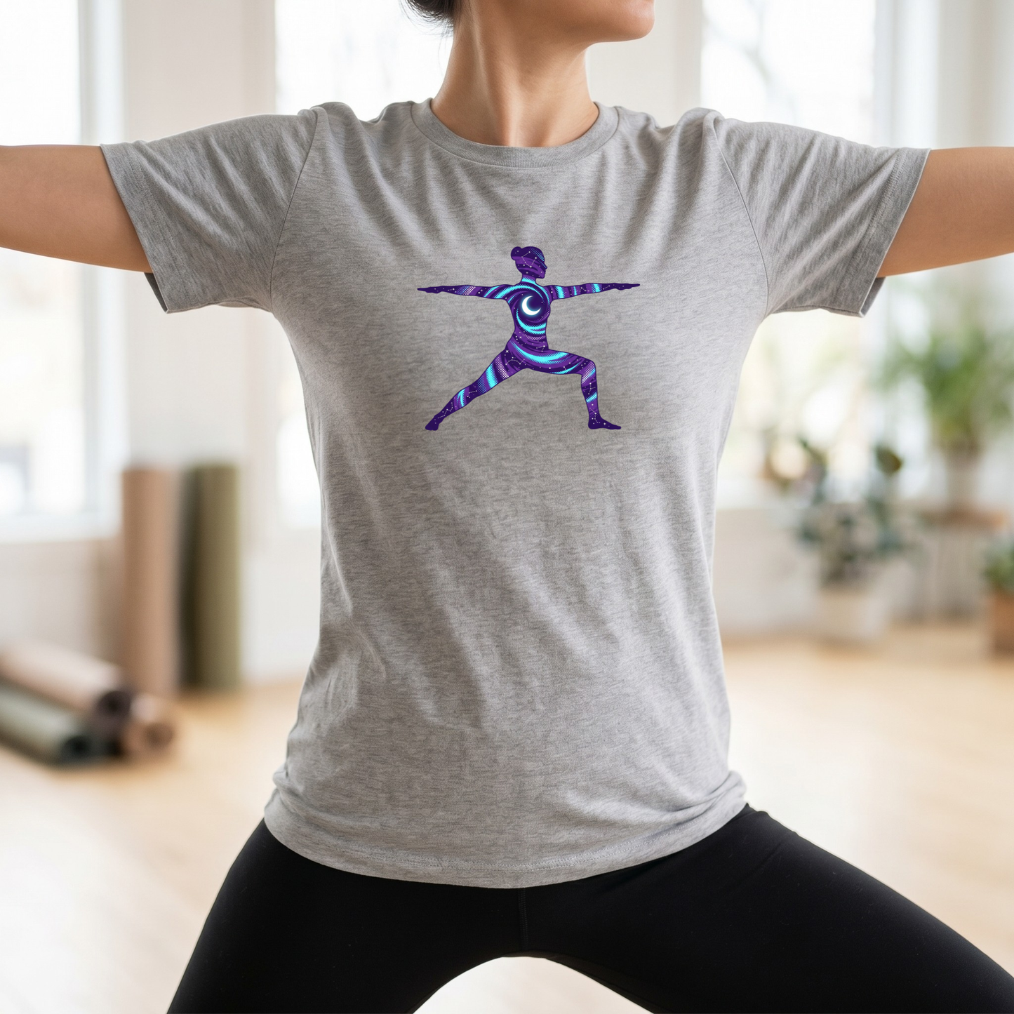 Cosmic Warrior Pose T-Shirt