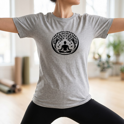 Leaves and Trees Lotus Pose T-Shirt