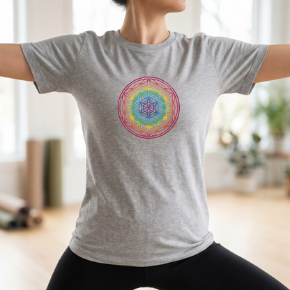Chakra Gradient Mandala T-Shirt