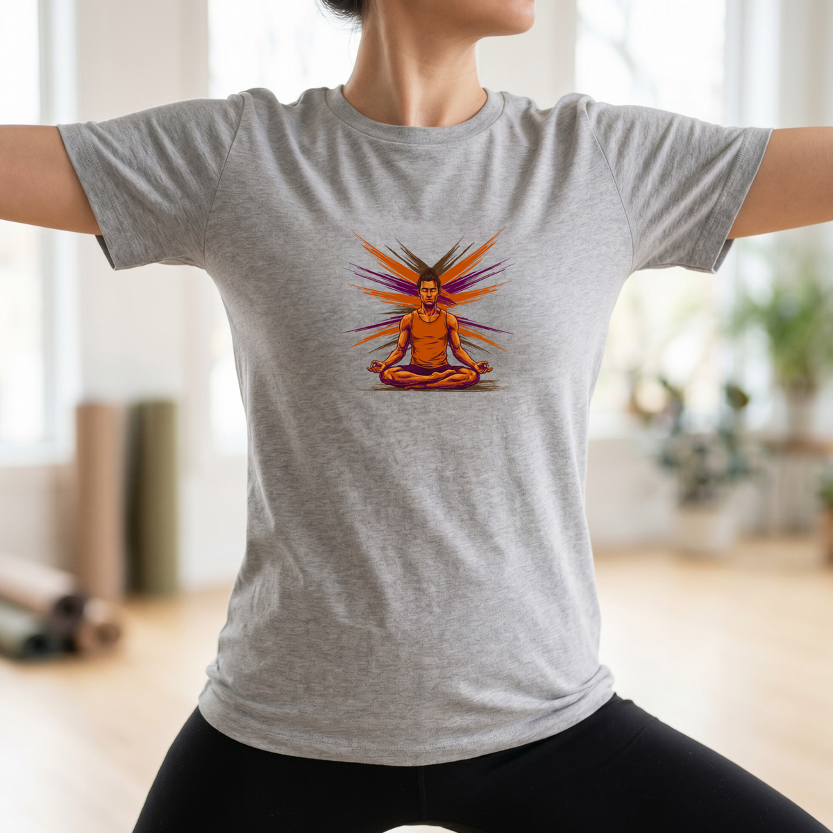 Brushstroke Zen Meditation T-Shirt