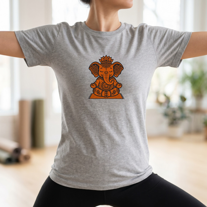 Zen Elephant Lotus Pose T-Shirt