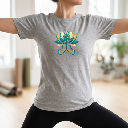 Lotus Flower and Hands T-Shirt
