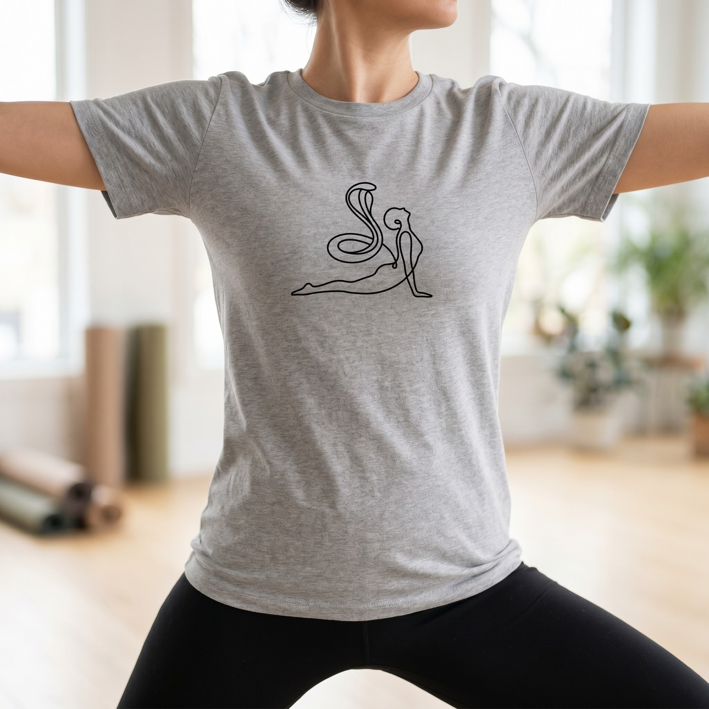 Line Art Cobra Pose T-Shirt