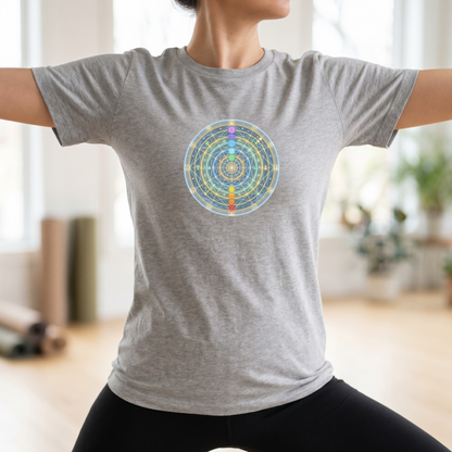 Glowing Chakra Mandala T-Shirt