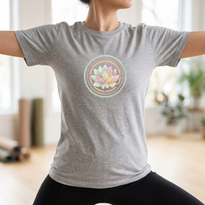 Watercolor Pastel Lotus Flower T-Shirt