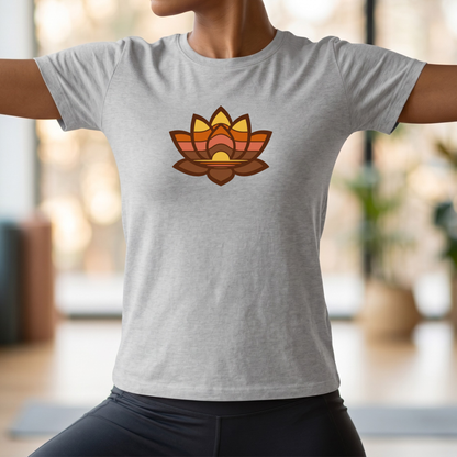 Retro Lotus Flower T-Shirt