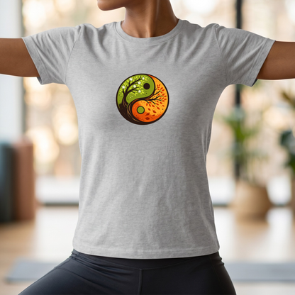 Season Trees Yin Yang T-Shirt
