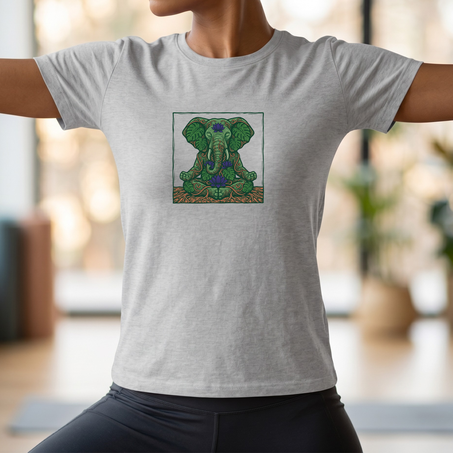 Lotus Earth Elephant T-Shirt