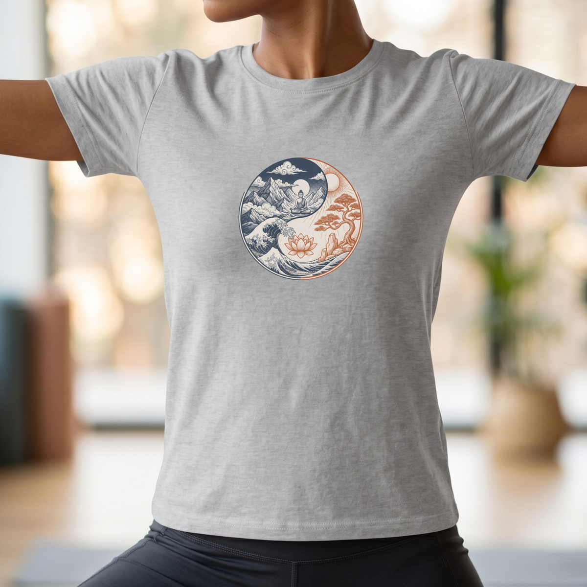 Enlightenment Nature Yin Yang T-Shirt
