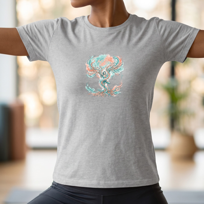 Watercolor Tree Pose Expression T-Shirt