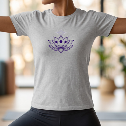 Moon Phase Lotus Flower T-Shirt