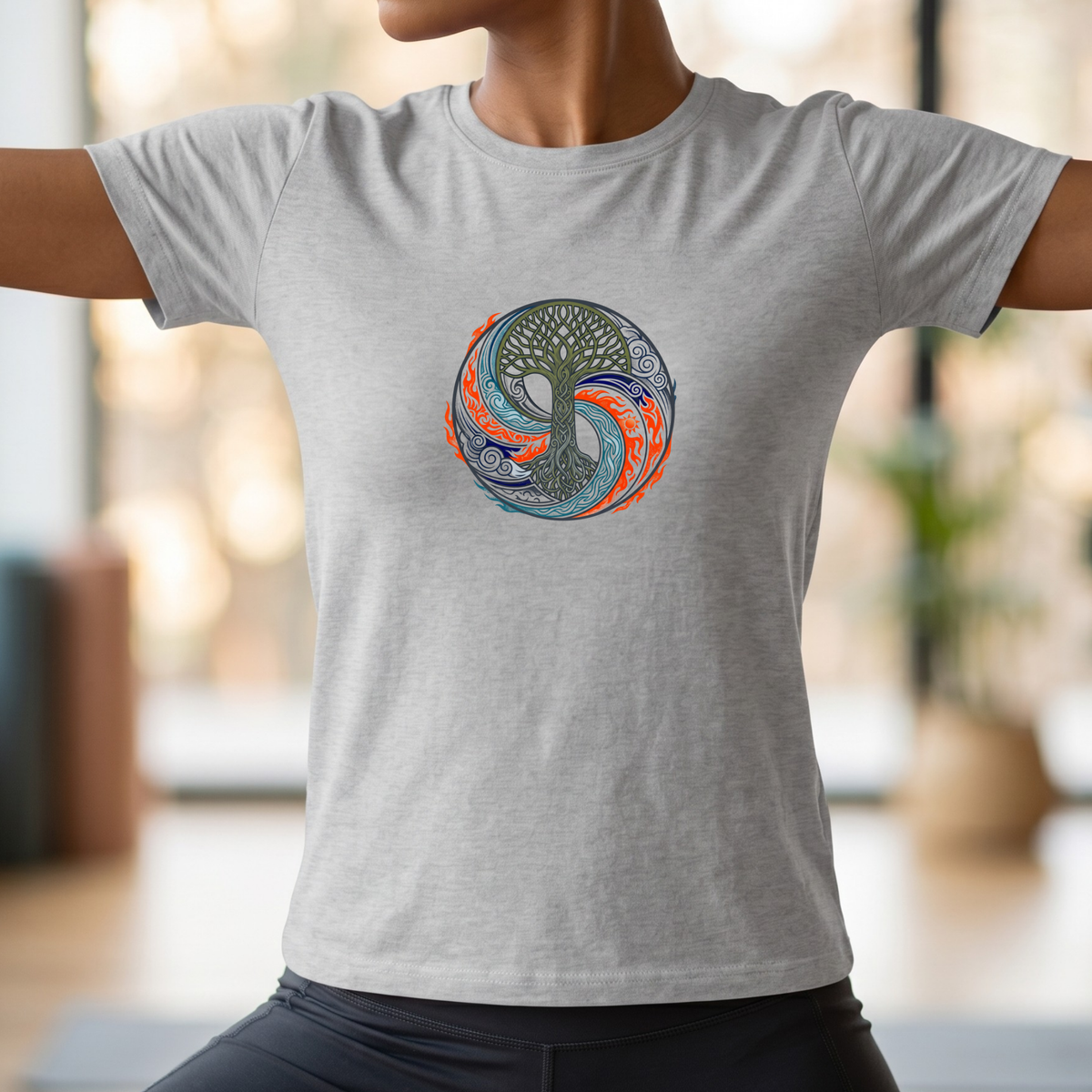 Four Elements Celtic Tree T-Shirt