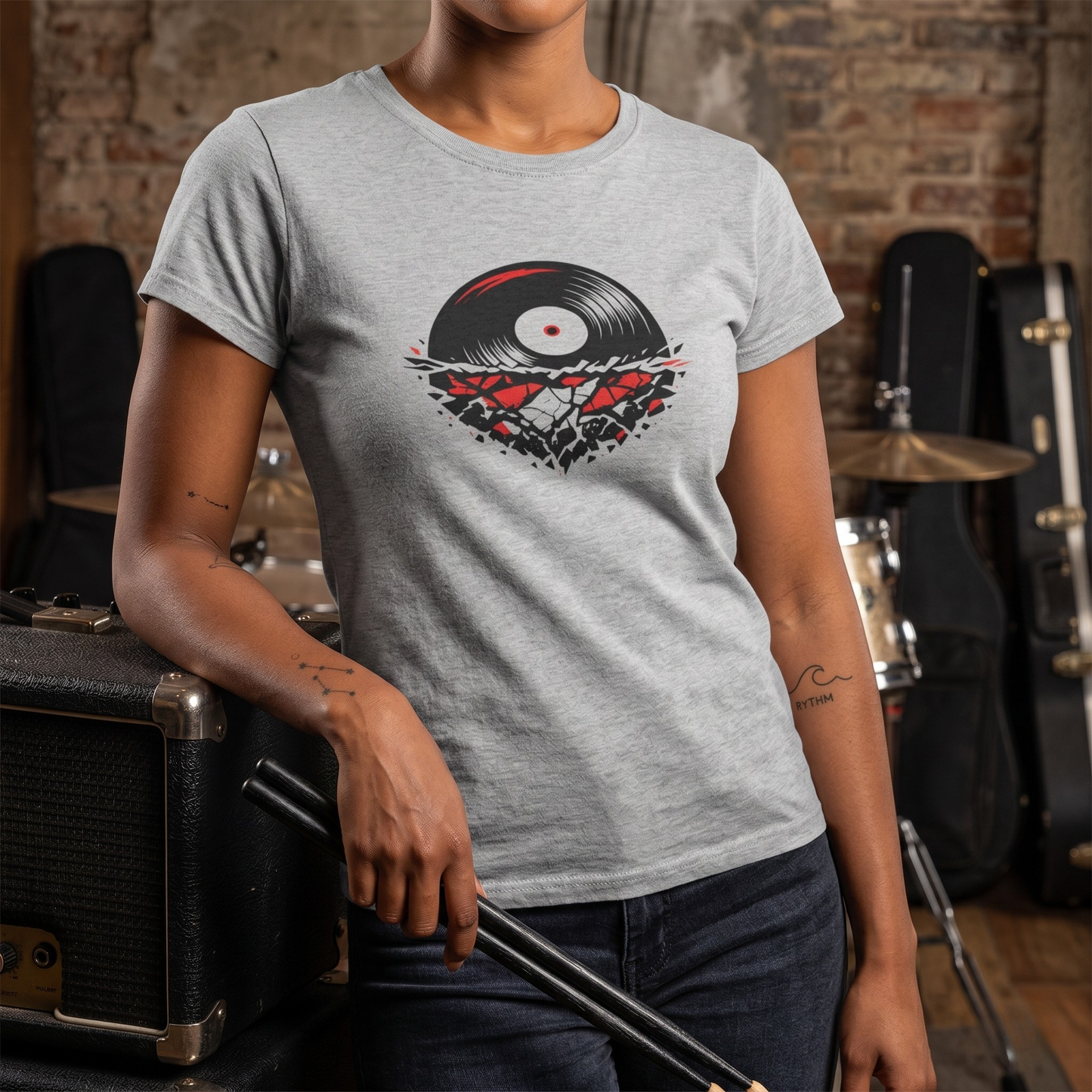 Cracking Vinyl T-Shirt